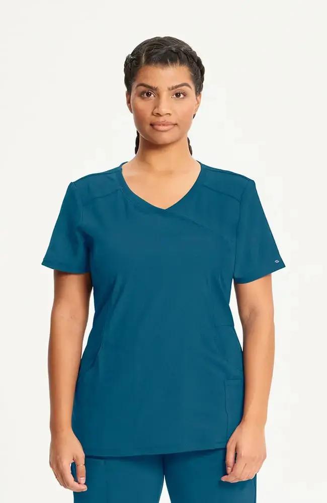 Cherokee Infinity Women's Mock Wrap Scrub Top 2625A Simply Scrubs Australia